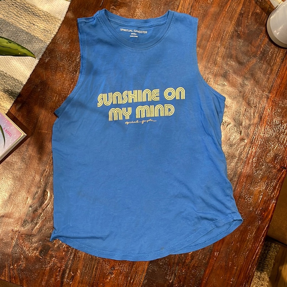 Spiritual Gangster tank size small